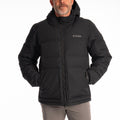 Sawtooth Down Hooded Jacket - Black