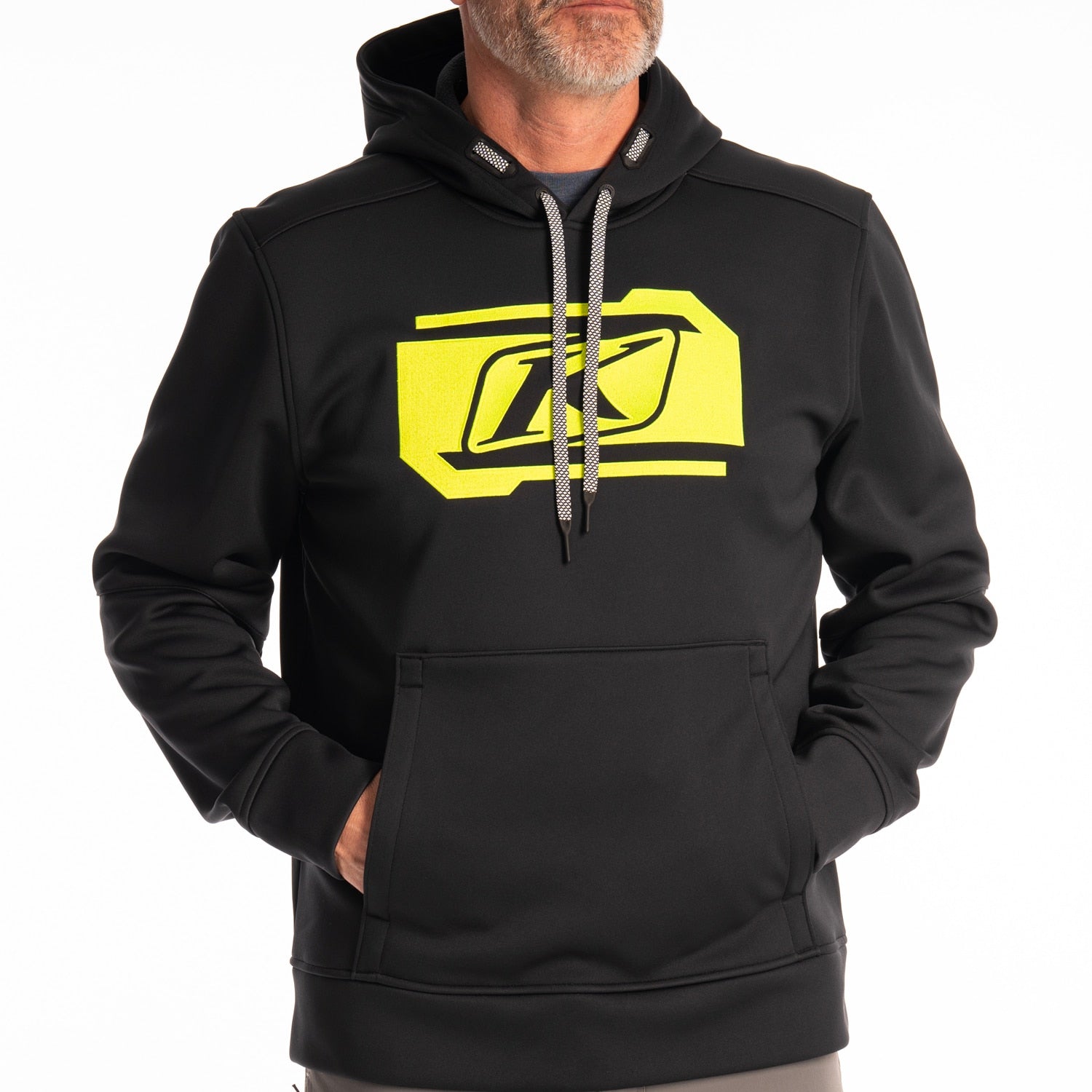 Zone Pullover Hoodie - Black - Hi-Vis