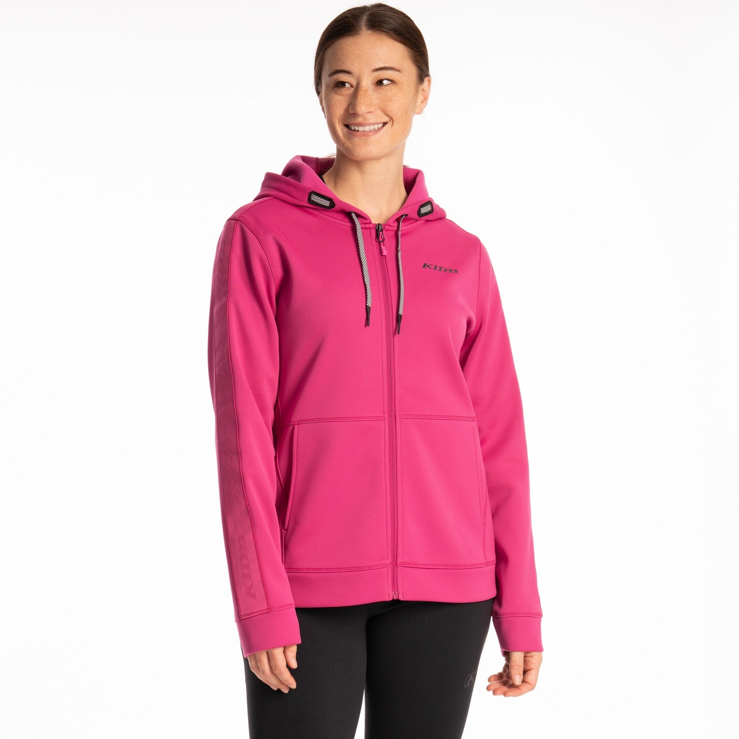 Aster Park Hoodie - Fuchsia Red